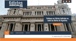 Desktop Screenshot of edictosjudiciales.com