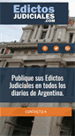 Mobile Screenshot of edictosjudiciales.com